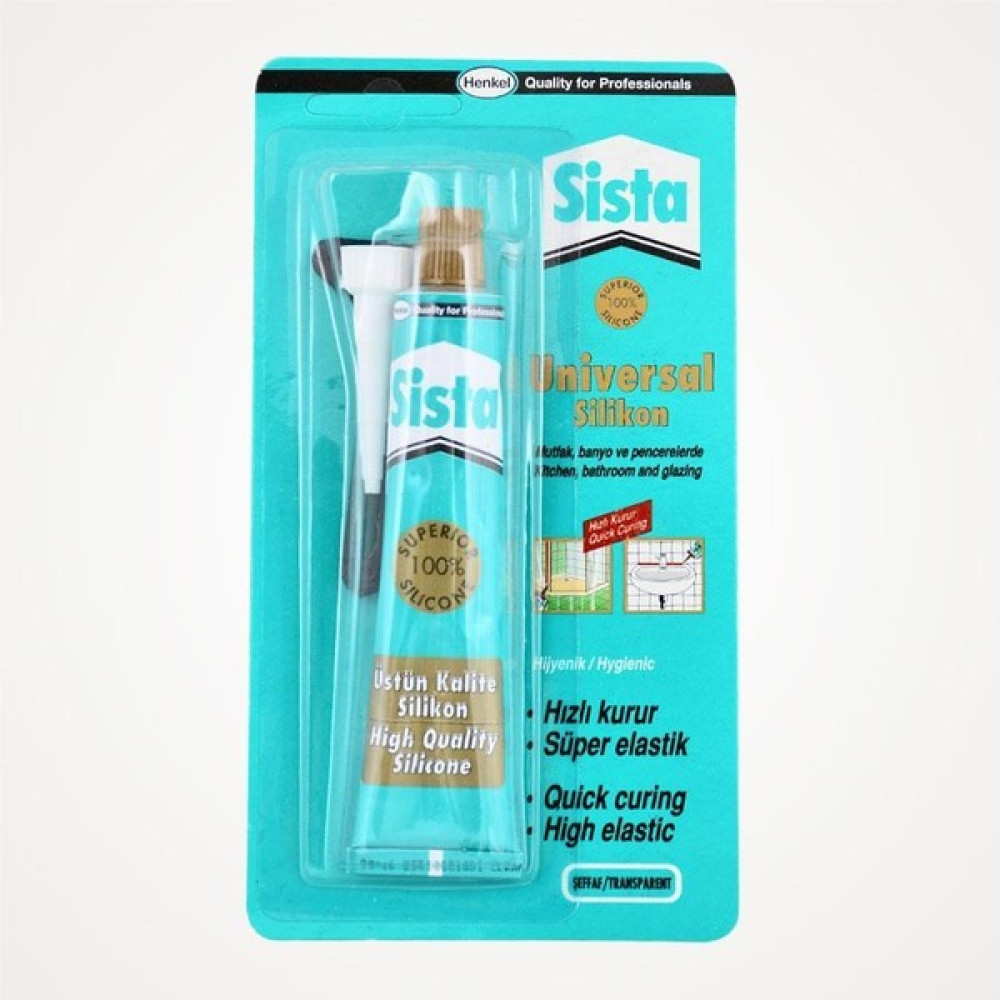 Henkel Sista Üniversal Silikon Tüp 50 gr Şeffaf Oto Boyaları Fiyatı