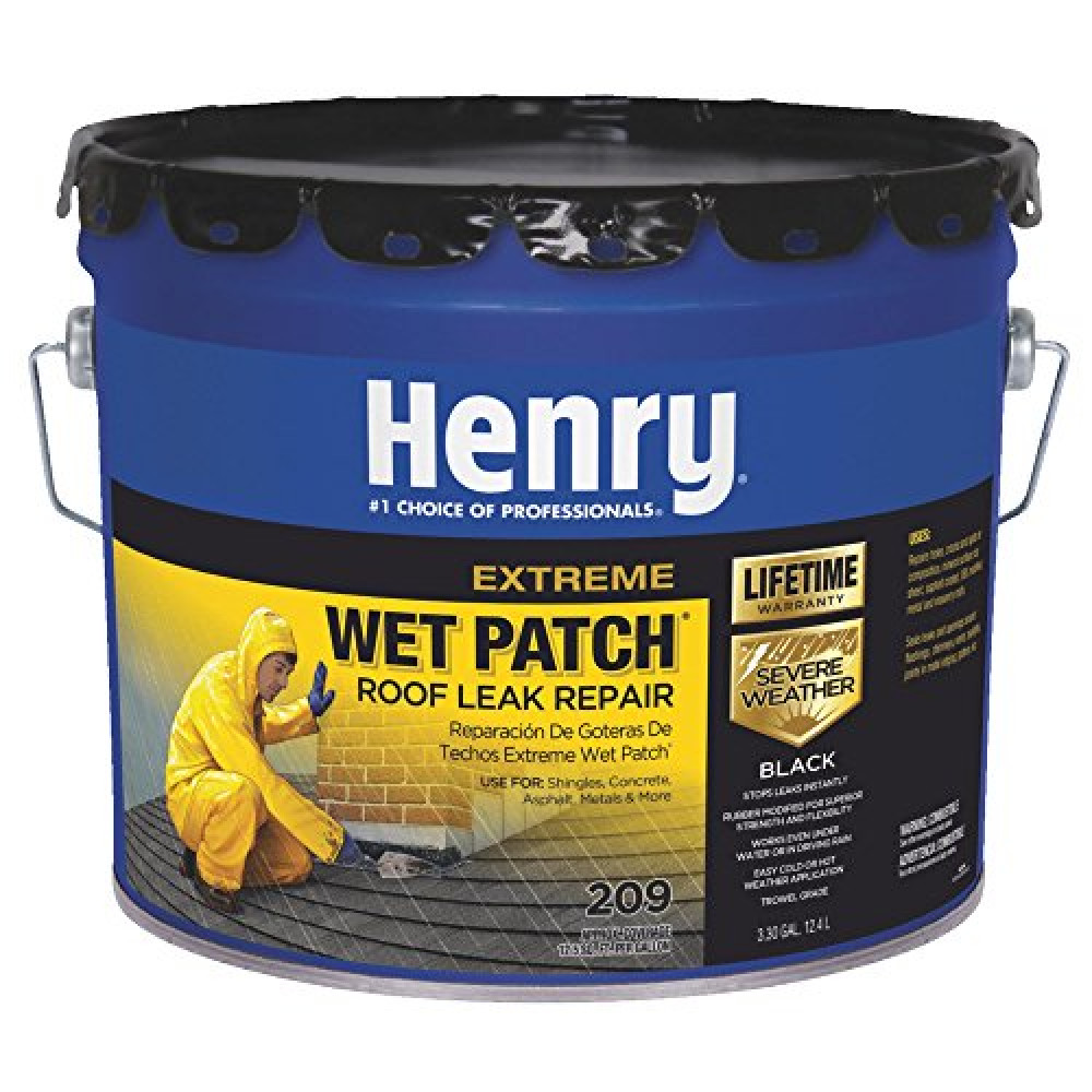 Henry HE209061 3.3 Gallon Black Extreme Wet Patch 209 Roof Leak Repair