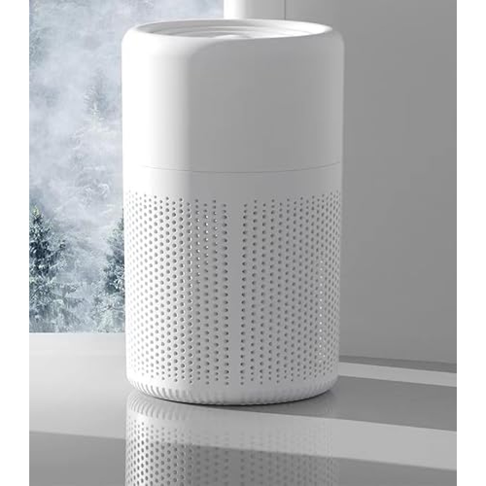 HEPA household air purifier, with USB cable, silent air purifier air filter eliminator suitable for bedroom desktop office living room, suitable for pets, pollen, smoke odor pollutants