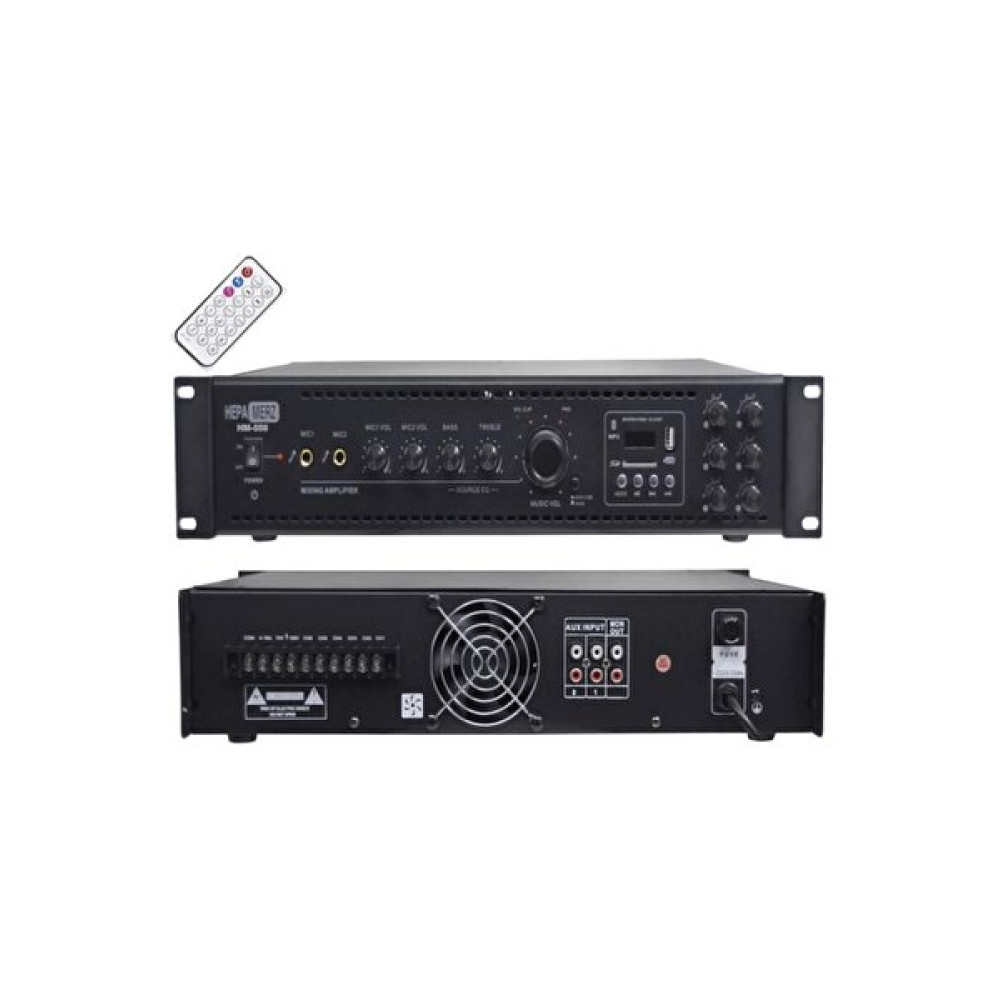 Hepa Merz Hm550 6 Bölgeli Anfi 550 W 6 Zone USB Bluetooth Mikser Amfi Mikserler Fiyatı