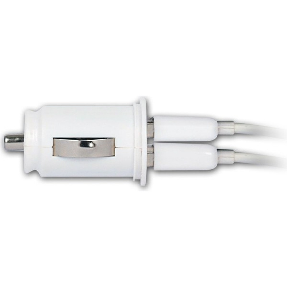 Hepbidolu 5V 2.1A Ipad, Tablet, Telefon USB Araç Şarj Adaptörü - Beyaz - Çift USB Laptop Adaptör Fiyatı