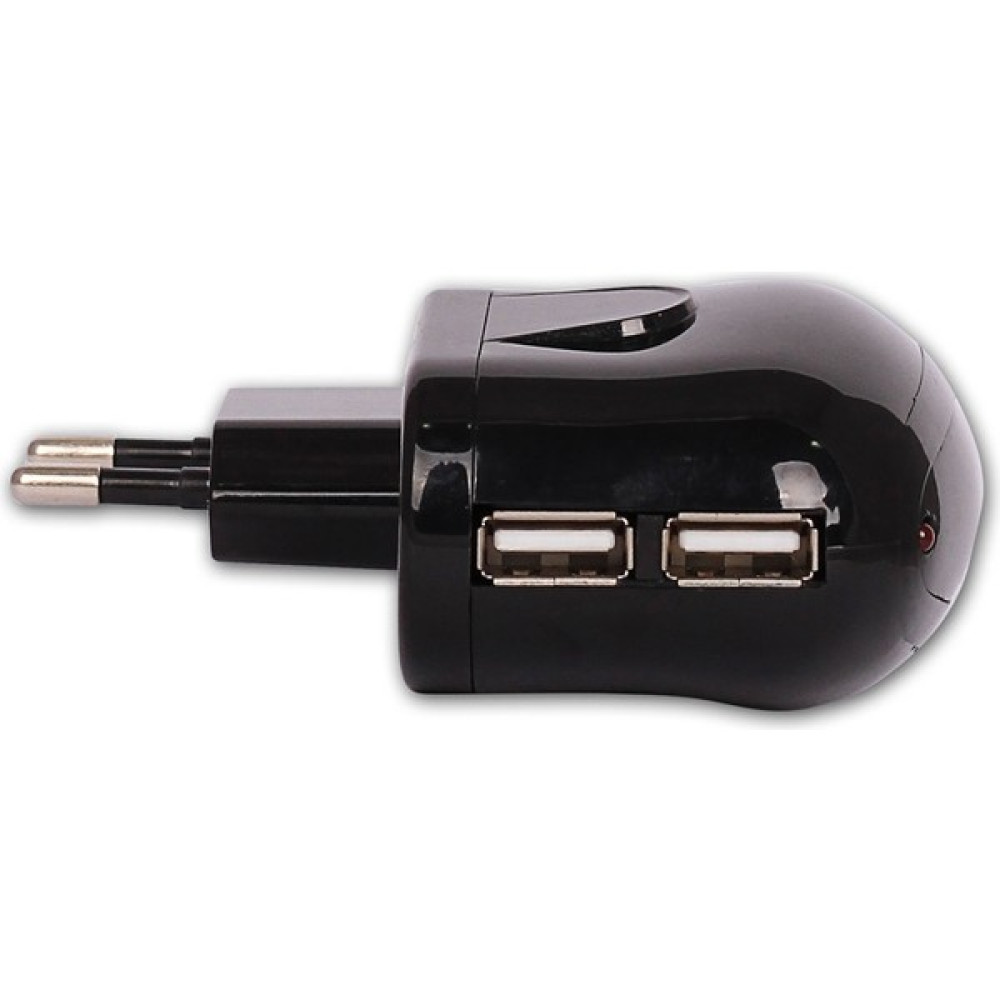 Hepbidolu 5V 2.1A Ipad, Tablet, Telefon USB Şarj Adaptörü - Siyah - Çift USB Laptop Adaptör Fiyatı