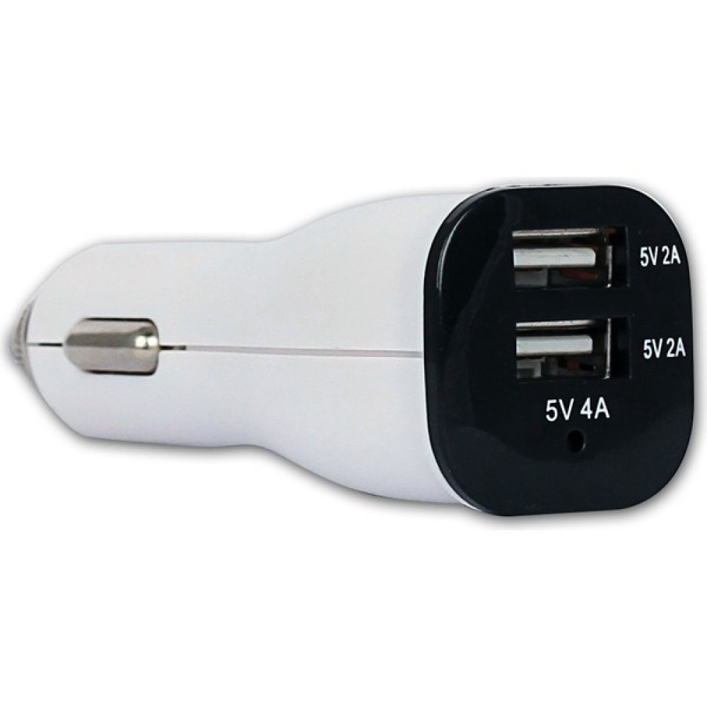 Hepbidolu 5V 4A Ipad, Tablet, Telefon USB Araç Şarj Adaptörü - Beyaz - Çift USB Laptop Adaptör Fiyatı