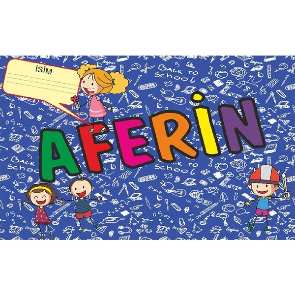 hepenuygun Aferin Öğrenci Başarı Kartı 25'li Defter & Kağıt Ürünleri Fiyatı
