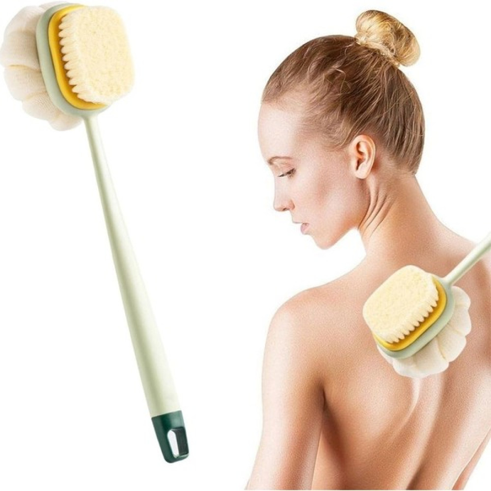 Hepohep 2'si 1 Arada Çift Taraflı Uzun Saplı Fırçalı Banyo Vücut Sırt Fırçası Banyo Lifi Oto Boyaları Fiyatı