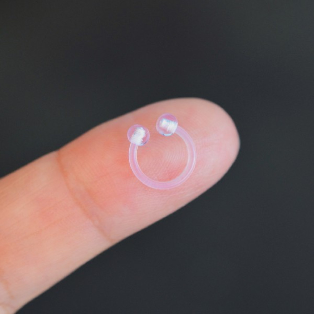 Heppii Alerjii Yapmayan Bioplast Esnek Piercing Silikon Piercing Tragus Helix Kıkırdak Altın & Gümüş Piercing Fiyatı