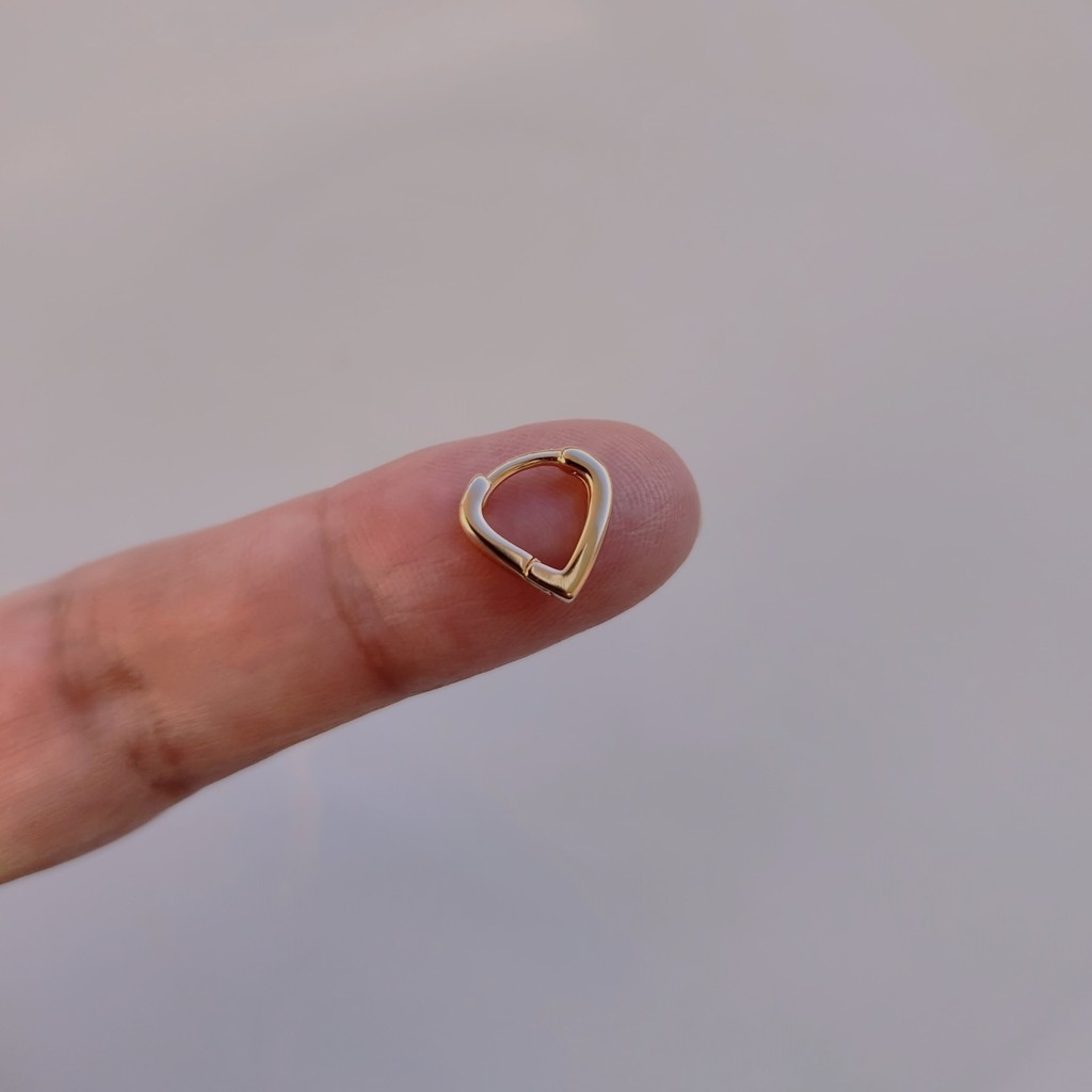 Heppii Çelik Üçgen Model Tragus Piercing Kalp Model Piercing Helix Kıkırdak Diğer Fiyatı