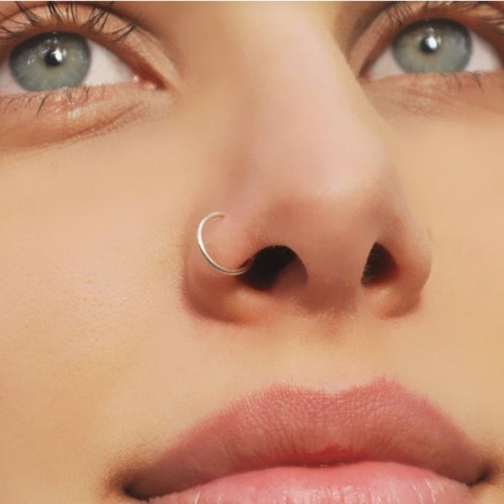 Heppii Cerrahi Çelik 8 mm Silver Renk Çelik Halka Burun Piercing Halka Hızma Hızma Fiyatı