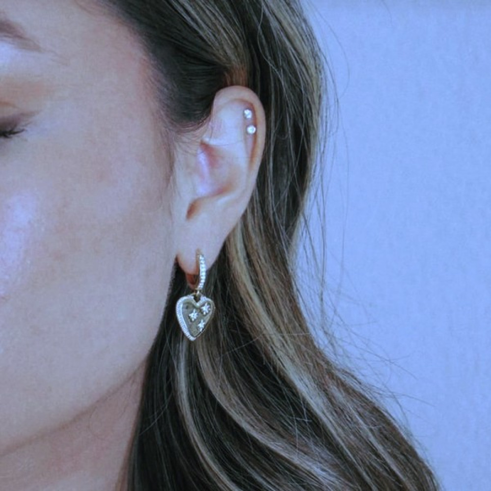 Heppii Tektaş Çelik Piercing Tragus Helix Kıkırdak Conch Gümüş Renk 8 mm - Çok Renkli Altın & Gümüş Piercing Fiyatı