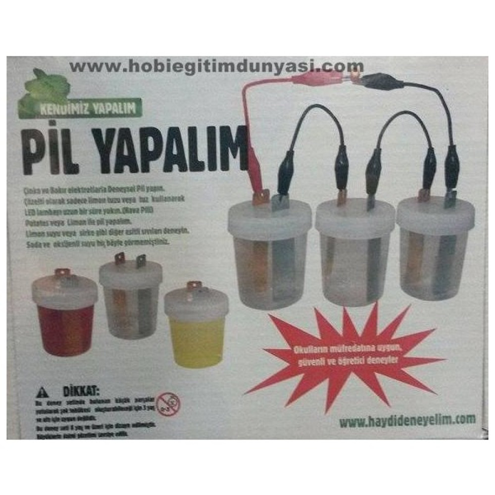 Hepsi Dahice Pil Yapalım Deney Seti Eğitici Oyuncak Fiyatı