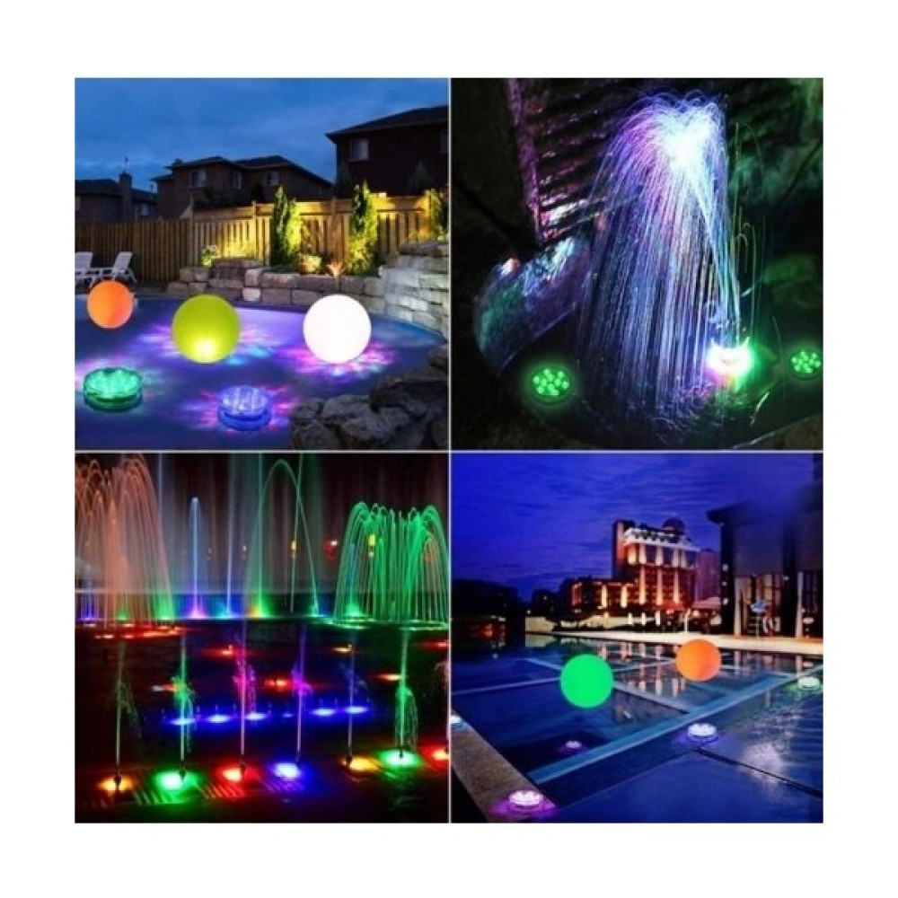 Hepsibi Su Geçirmez Su Altı Akvaryum Havuz Aydınlatma Rgb Kumandalı 16 Renk Pilli LED Hb Elektrik ve Aydınlatma Fiyatı