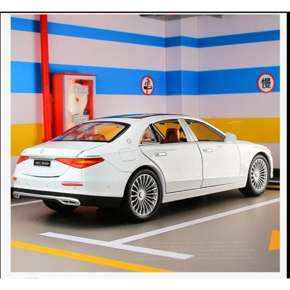 Hepsilazım Mercedes S600L Metal Sesli Işıklı Çek-Bırak Oyuncak Araba Metal Model Araç 22 cm Oyun & Hobi Fiyatı