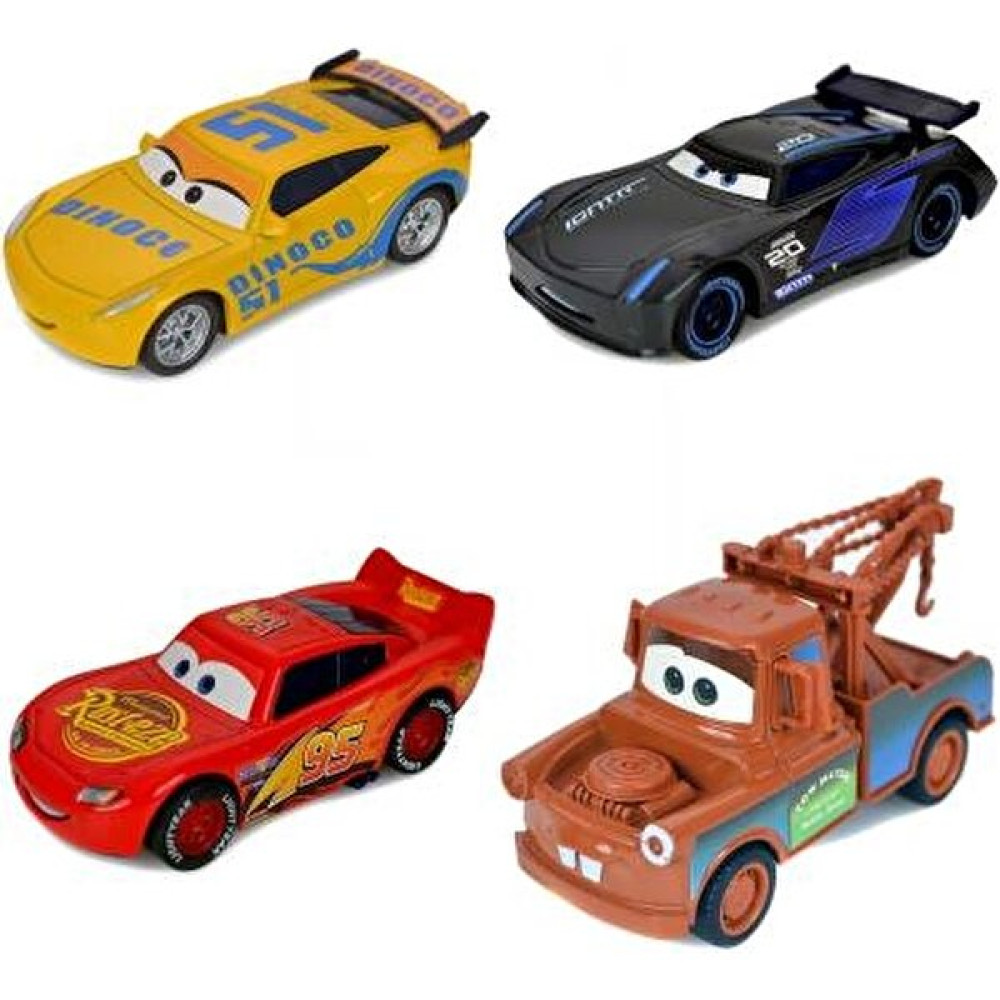 Hepsilazım Metal Arabalar Şimşek Mcqueen Jackson Storm Ramirez Cruze Mater 4'lü Oyuncak Cars Set Oyuncak Araç Fiyatı