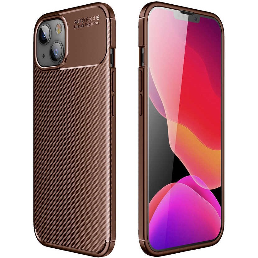 Heptek İletişim Apple iPhone 13 Kılıf Negro Silikon Kapak-Kahverengi - Kahverengi Cep Telefonu Kılıfı Fiyatı