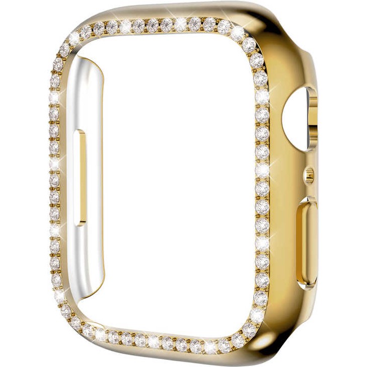 Heptek İletişim Apple Watch 2/3/4/5/6/7/8/se/nike 42MM Kılıf Taşlı Kasa Koruyucu 360 Tam Koruma Kapak (Gard 05) - Gold Cep Telefonu Kılıfı Fiyatı