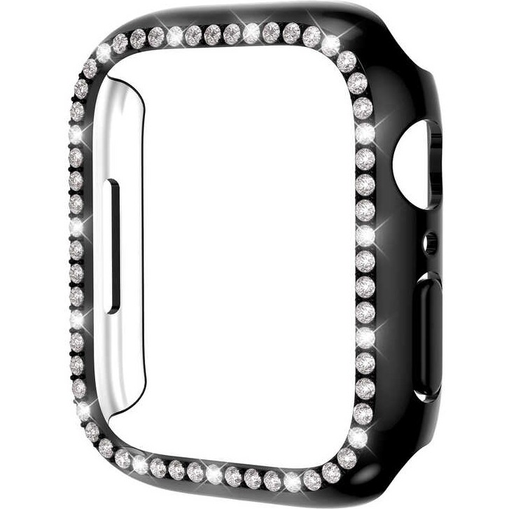 Heptek İletişim Apple Watch 2/3/4/5/6/7/8/se/nike 42MM Kılıf Taşlı Kasa Koruyucu 360 Tam Koruma Kapak (Gard 05) - Siyah Cep Telefonu Kılıfı Fiyatı