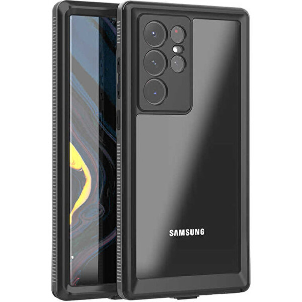 Heptek İletişim Samsung Galaxy S22 Ultra Kılıf 360 Koruma Su Geçirmez Toz Geçirmez Tam Koruma Magsafe Wireless Kapak (Su) - Siyah Cep Telefonu Kılıfı Fiyatı