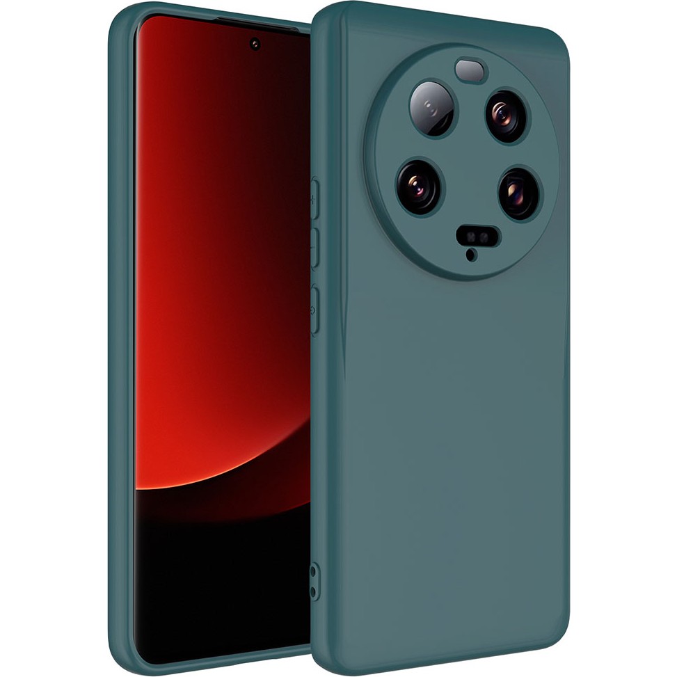 Heptek İletişim Xiaomi Mi 13 Ultra Kamera Çıkıntılı Içi Kadife Lansman Yumuşak Dokulu Silikon Kapak - Koyu Yeşil Cep Telefonu Kılıfı Fiyatı