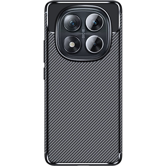Heptek İletişim Xiaomi Redmi Note 14 Pro Plus Kılıf Kamera Çıkıntılı Karbon Fiber Dokulu Renk Atmaz Kapak (Negro) - Siyah Cep Telefonu Kılıfı Fiyatı