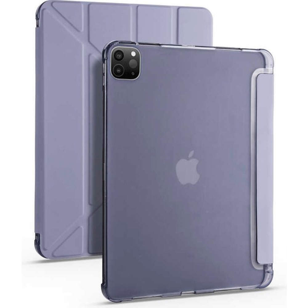 HEPTEKİLETİŞİM Apple Ipad Pro 12.9 5. Nesil 6. Nesil Kılıf Kalem Bölmeli Standlı Kılıf 2021 - 2022 (Tr) - Mor Tablet Kılıfı Fiyatı
