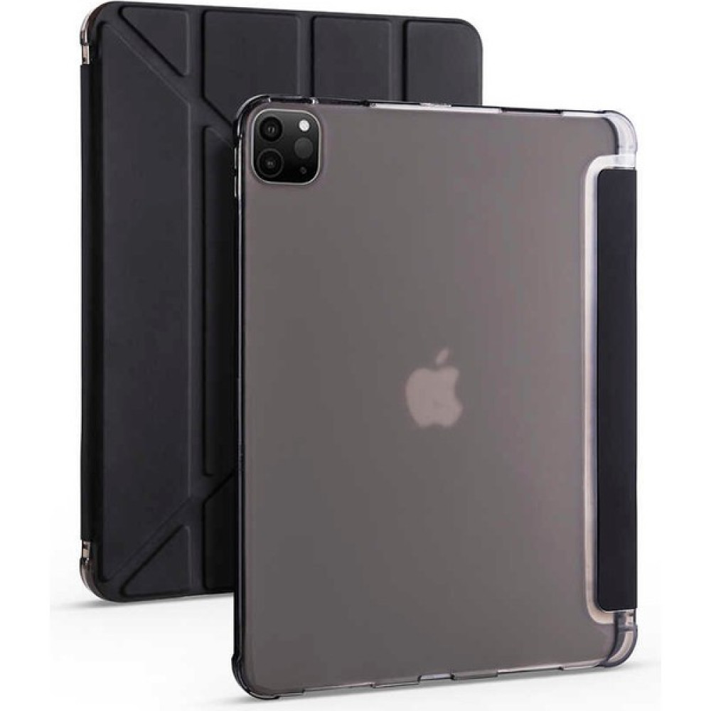 HEPTEKİLETİŞİM Apple Ipad Pro 12.9 5. Nesil 6. Nesil Kılıf Kalem Bölmeli Standlı Kılıf 2021 - 2022 (Tr) - Siyah Tablet Kılıfı Fiyatı