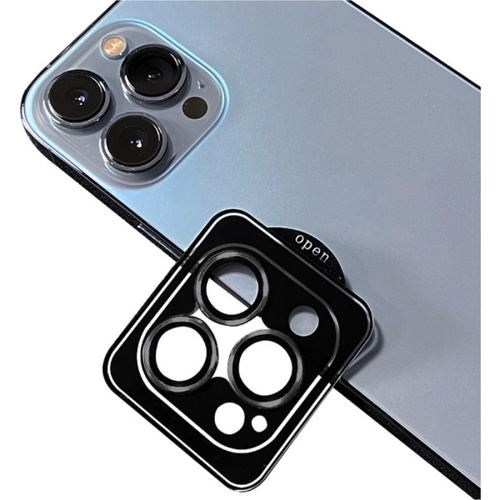 HEPTEKİLETİŞİM Apple iPhone 13 Pro Kamera Lens Koruyucu Renkli Tasarım Kolay Takma Aparatlı (Cl-09) - Koyu Gri Cep Telefonu Kılıfı Fiyatı