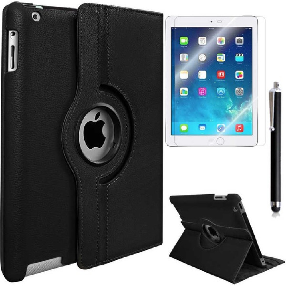 HEPTEKİLETİŞİM Ipad 2 3 4 Kılıf Dönebilen A1395 A1396 A1397 A1416 A1430 A1403 A1458 A1459 A1460 (D-T) - Siyah Tablet Kılıfı Fiyatı