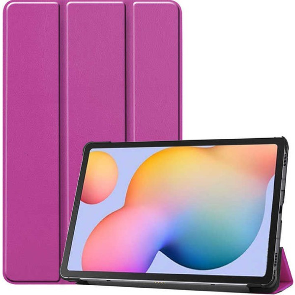 HEPTEKİLETİŞİM Lenovo Tab M10 Plus Fhd TB-X606F 10.3" Kılıf Arkası Silikon Pu Deri 360 Koruma (Sc.) - Mor Tablet Kılıfı Fiyatı