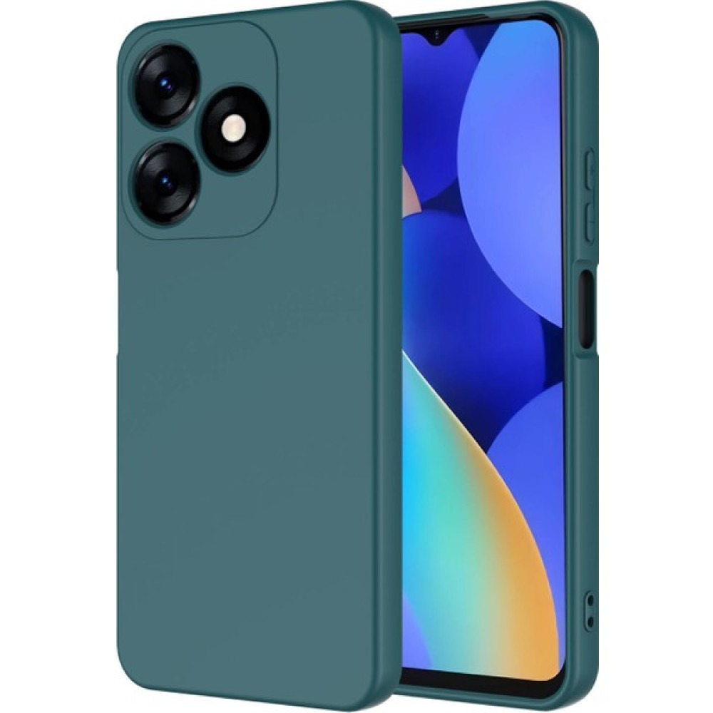 HEPTEKİLETİŞİM Tecno Spark 10C Kılıf Kadife Iç Yüzey Yumuşak Dokulu Kamera Korumalı Kapak (Mara) - Koyu Yeşil Cep Telefonu Kılıfı Fiyatı