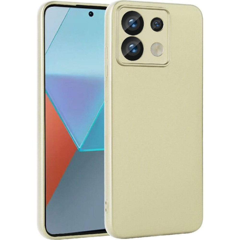 HEPTEKİLETİŞİM Xiaomi Redmi Note 13 Pro 5g Kılıf Yumuşak Dokulu Soft Esnek Ince Mat Renkli Lüks Premier Silikon Kapak - Gold Cep Telefonu Kılıfı Fiyatı