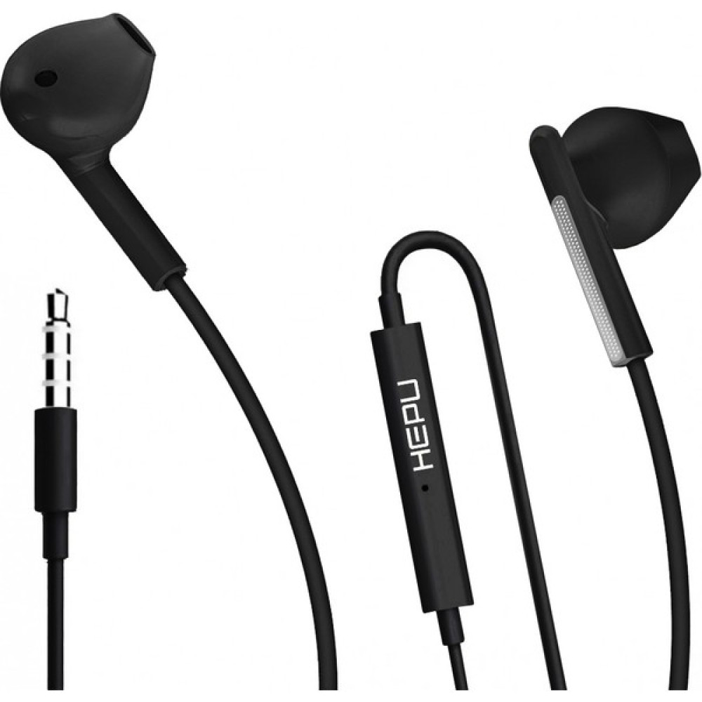 Hepu HP-336 Stereo Kulak Içi Kablolu Kulaklık 3.5mm - Siyah Kulaklık Fiyatı