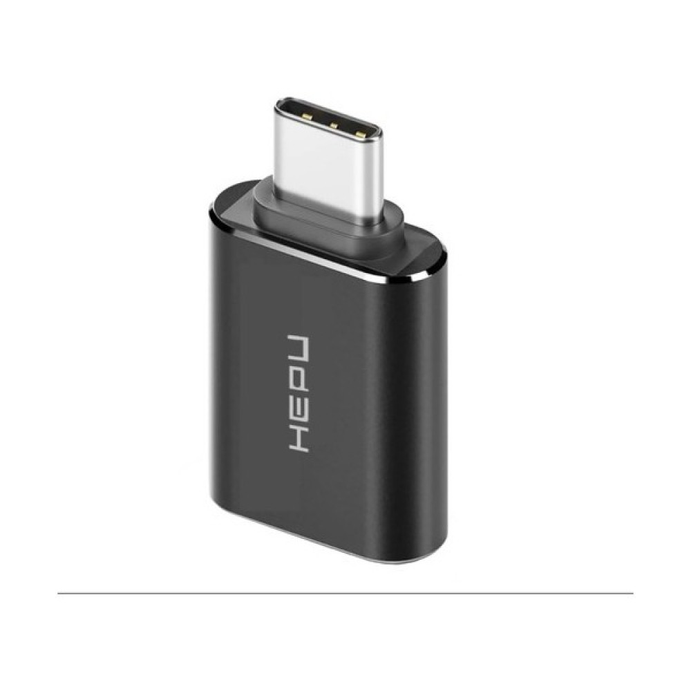 Hepu Type-C To USB 3.0 (Yüksek Hızlı) Veri Aktarımı Otg Çevirici Dönüştürücü Adaptör - Siyah Bilgisayar Çevirici ve Adaptörü Fiyatı