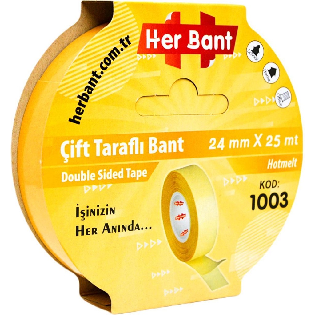 Her Bant 24MMX5MT Çift Taraflı Köpük Band Özel Bant Pe-Hotmelt Yüksek Kalite Diğer Fiyatı