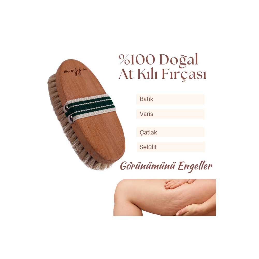 Her Yere Gelsin Mojja %100 Doğal At Kılı Selülit Fırçası Selülit Önleyici ve Gidericiler Fiyatı