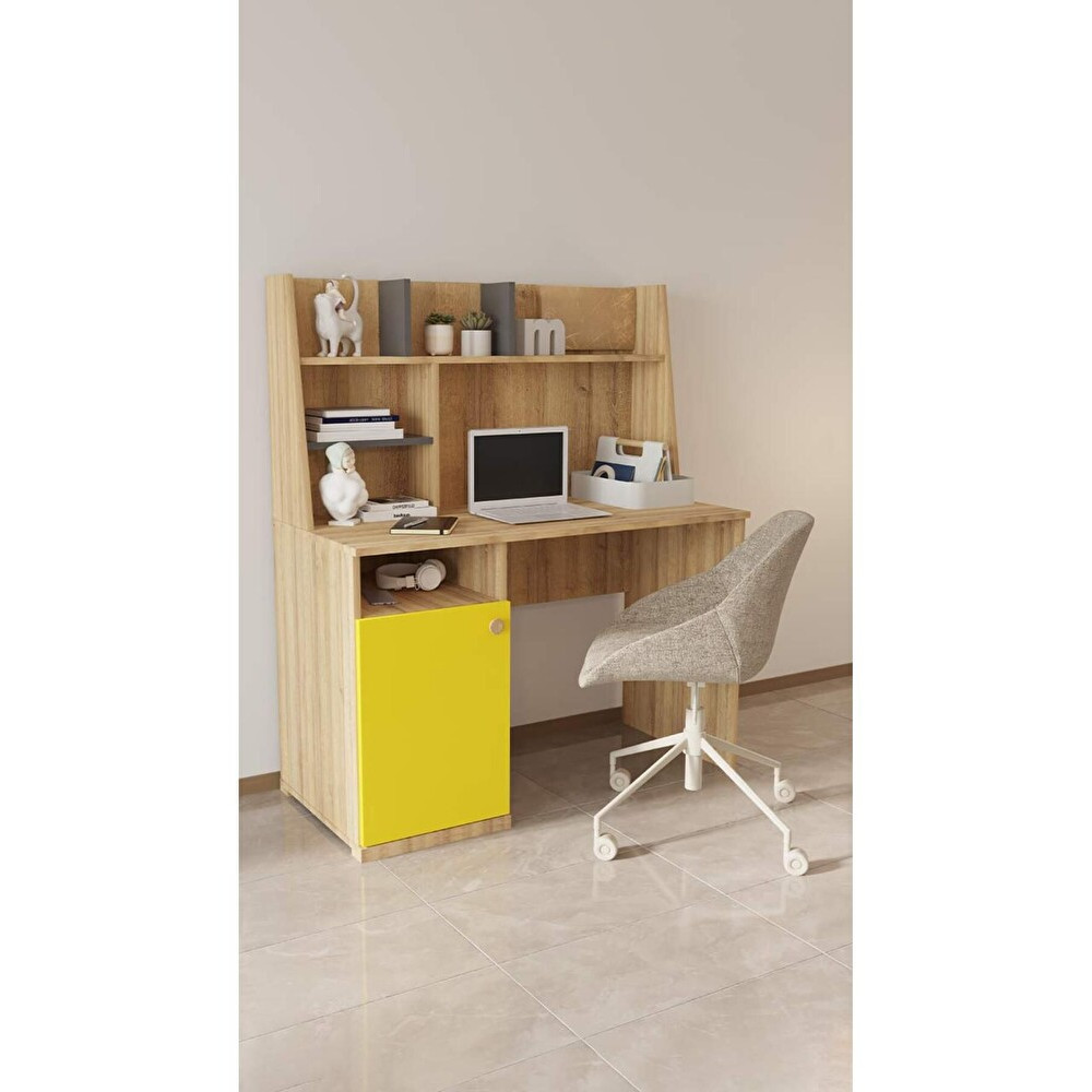 Hera Artemis 120x55 Cm Çalışma Masası Bilgisayar Masası Ofis Ders Yemek Masası - Atlantik Çam Diğer Fiyatı