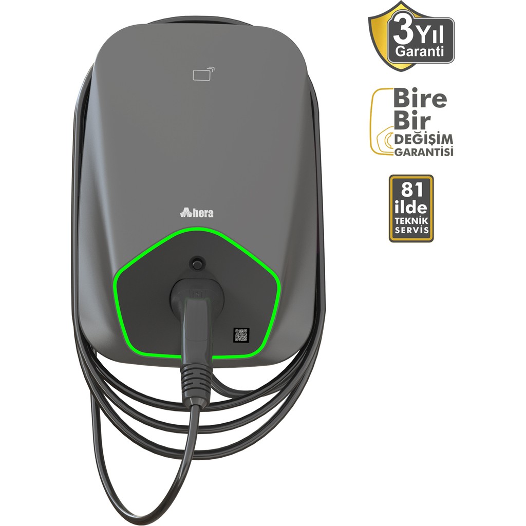 Hera ChargePack® BC31C Personal 22kW Tip2 Kablolu Elektrikli Araç Şarj Ünitesi Diğer Fiyatı