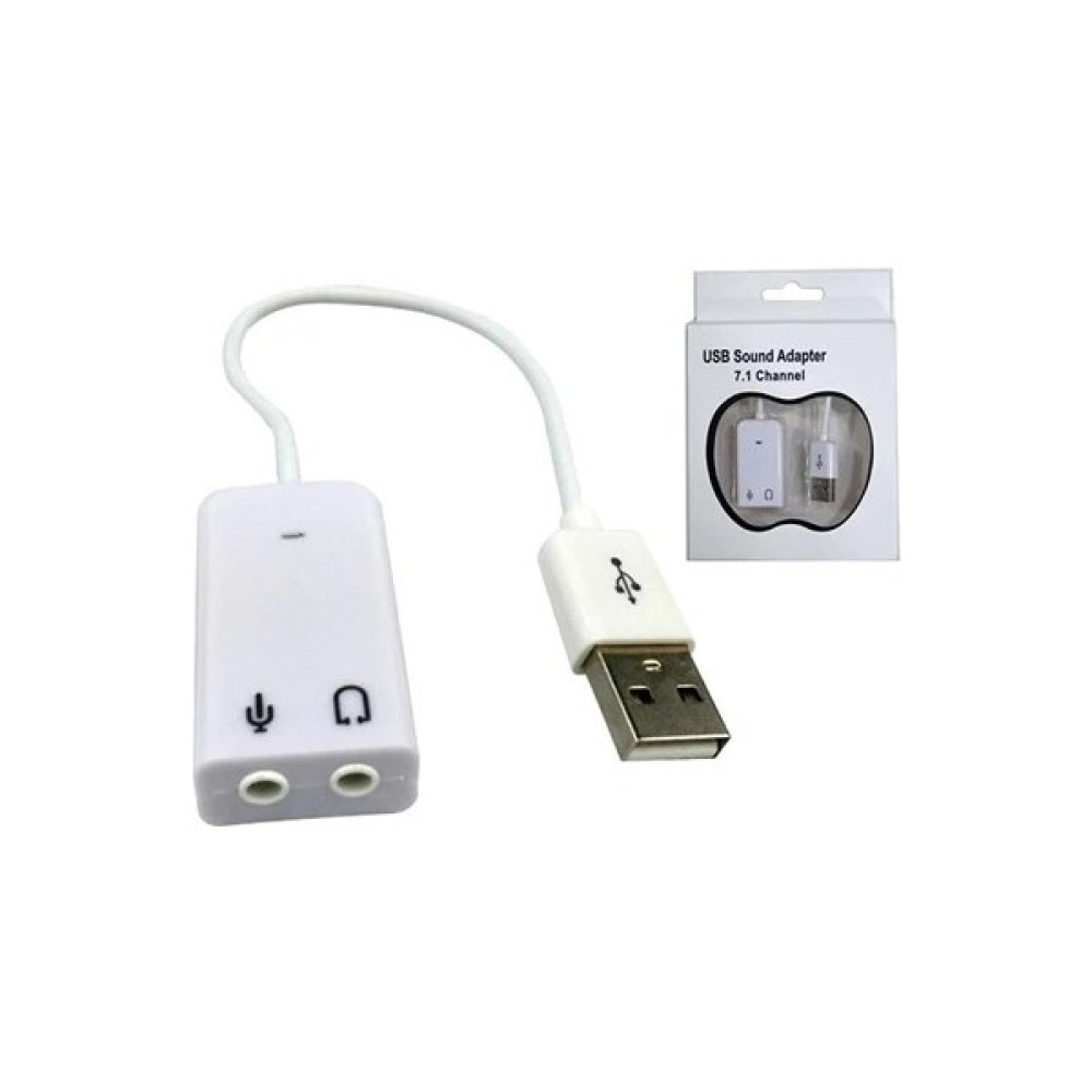Hera USB Cs-71 7.1 16BIT Ses Kartı 7+1 USB Ses Kartı - Beyaz Ses Kartı Fiyatı