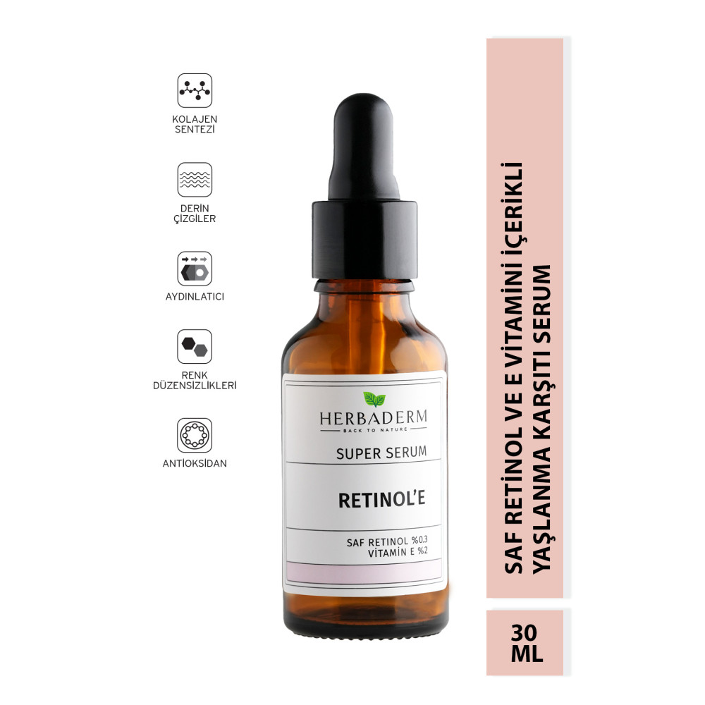 Herbaderm Kırışıklık Karşıtı Saf Retinol Super Serum Cilt ve Yüz Bakımı Fiyatı