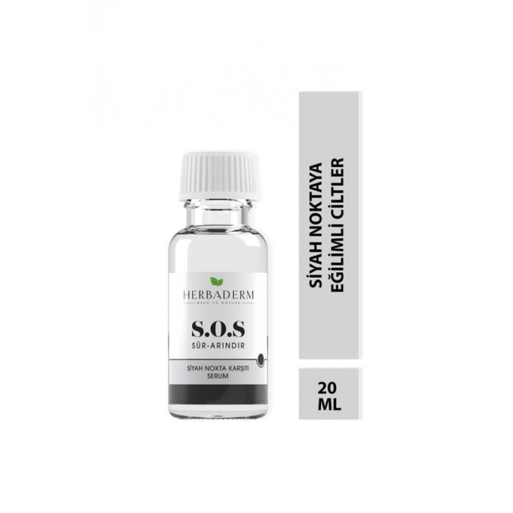 Herbaderm S.o.s Siyah Nokta Karsiti Serum 20 Ml Akne ve Sivilce Bakımı Fiyatı
