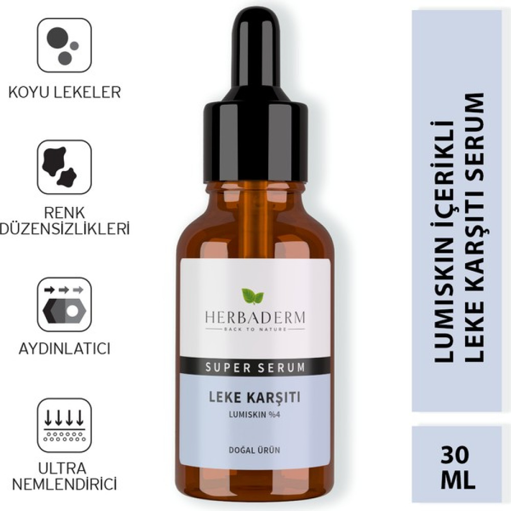 Herbaderm Süper Serum (Lumiskin %4) Leke Karşıtı 30 Ml Leke Kremi Fiyatı
