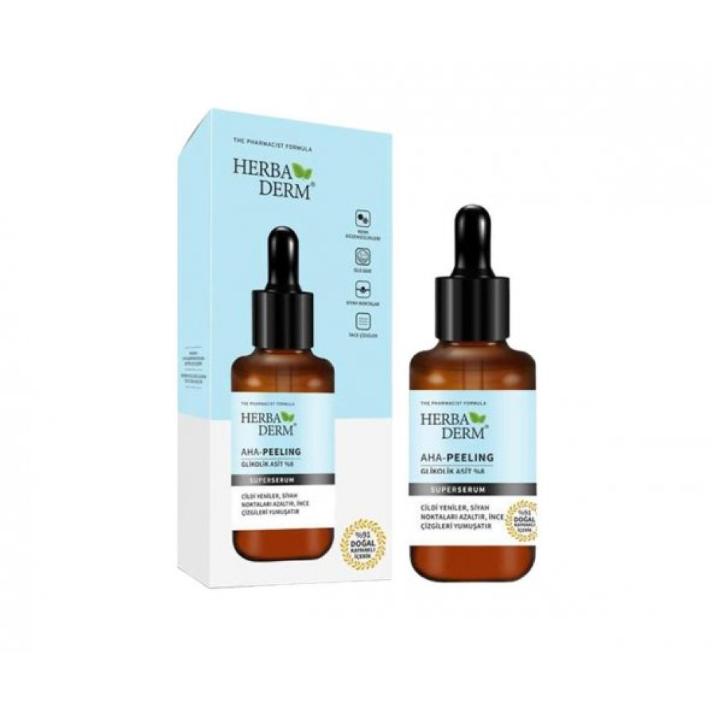 Herbaderm Superserum Aha Peeling (Glikolik Asit 8) 30 Ml Anti-Aging / Yaşlanma Karşıtı Fiyatı