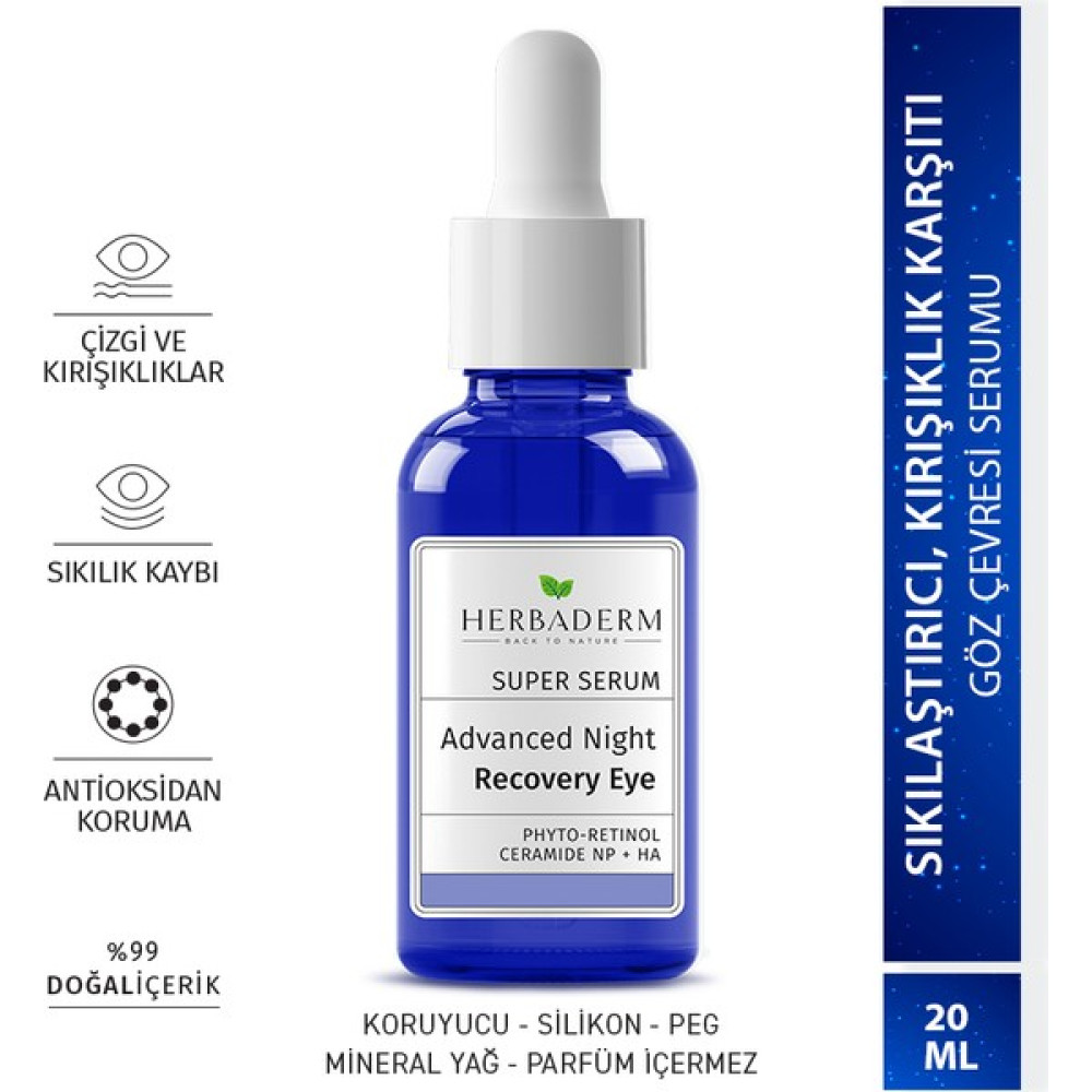 Herbaderm Superserum Gözçevresi Yoğun Onarıcı Gece Komp Göz Kremi Fiyatı