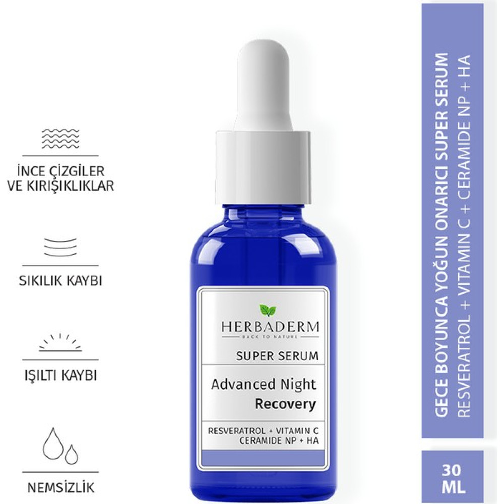 Herbaderm Superserum Yoğun Onarıcı Gece Kompleksi Anti-Aging / Yaşlanma Karşıtı Fiyatı