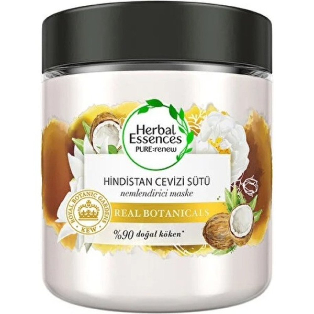 Herbal Essences Hindistan Cevizi Sütü Yatıştırıcı ve Nemlendirici Maske 250 ml Vegan Saç Bakım Maskeleri & Serumlar & Spreyler Fiyatı