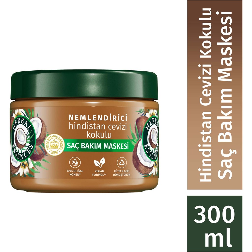 Herbal Essences Nemlendirici Hindistan Cevizi Kokulu Saç Bakım Maskesi 300 ml Diğer Fiyatı