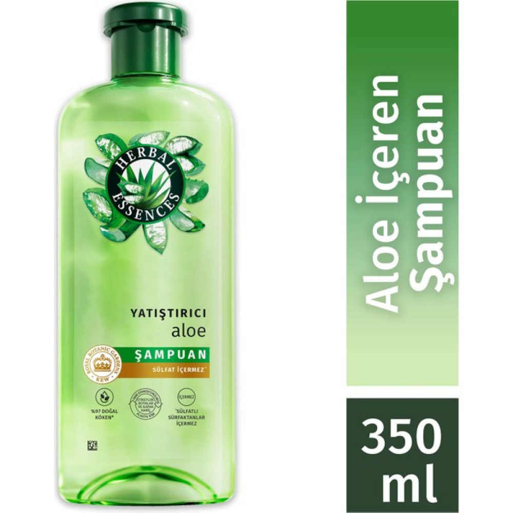 Herbal Essences Sülfatsız Yatıştırıcı Aloe İçeren Şampuan 350 ml Şampuan ve Saç Kremi Fiyatı