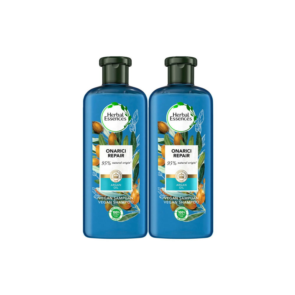 Herbal Essences Vegan Şampuan Onarıcı Argan Yağı 400 ml X 2 Adet Şampuan ve Saç Kremi Fiyatı