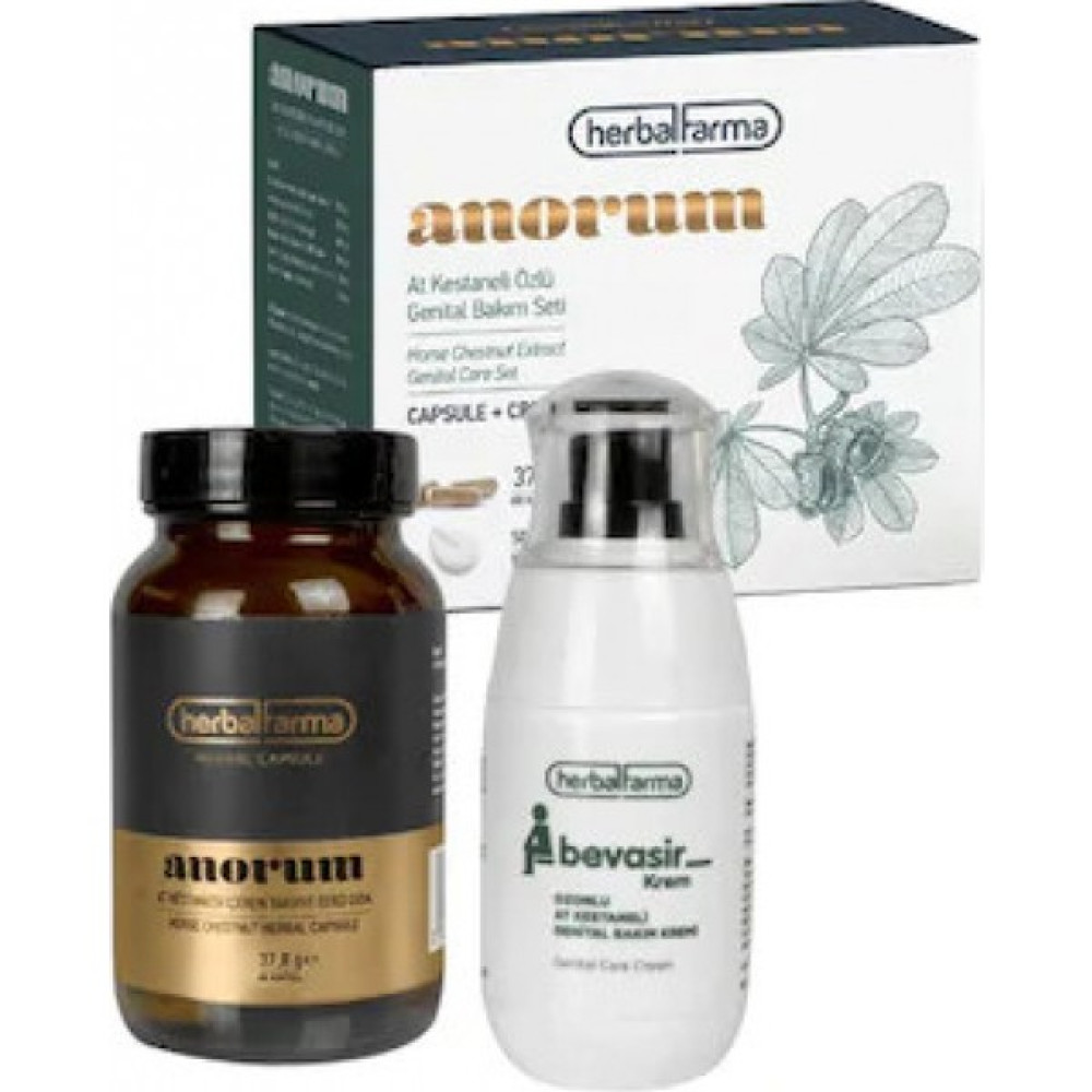 Herbal Farma Anorum At Ketanesi Özlü Genital Bakım Seti 60 Kapsül 50ML Krem Oto Boyaları Fiyatı