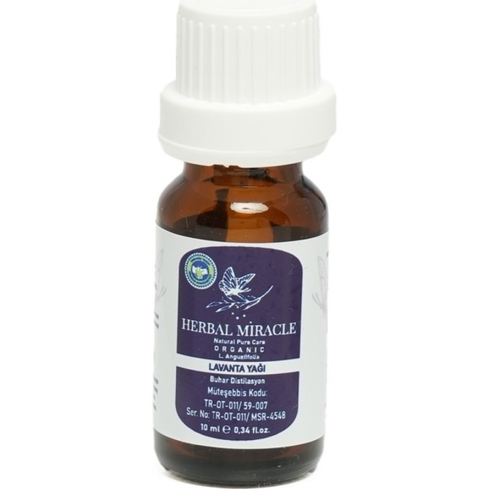 Herbal Miracle Organik Lavanta Yağı 10 ml Içten Damlalıklı Cam Şişe Oto Boyaları Fiyatı