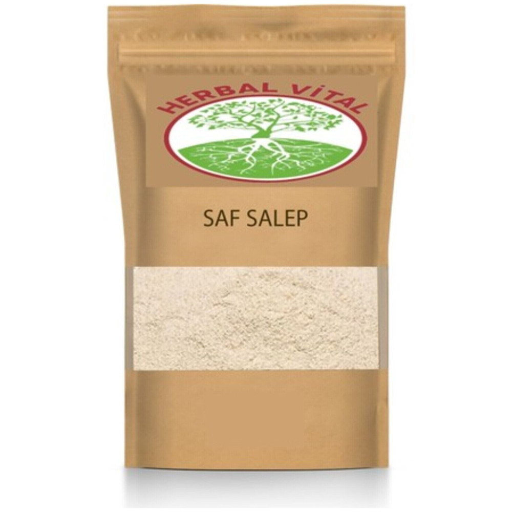 herbal vital Doğal Saf Sahlep 125gram Toz Salep Doğal Meşhur Bucak Sahlebi Dondurma Salebi Geleneksel İçecekler Fiyatı